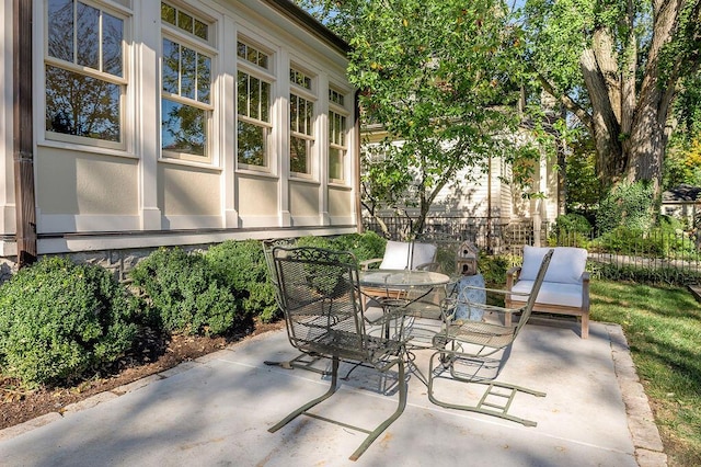 view of patio