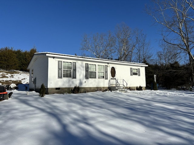 view of manufactured / mobile home