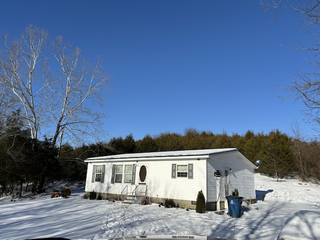 view of front of home