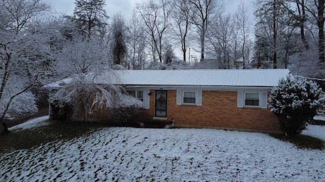 view of ranch-style home