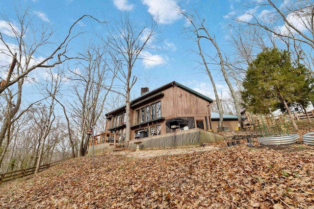 view of rear view of house