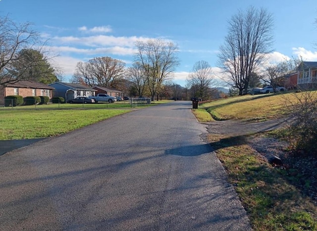 view of street with a residential view