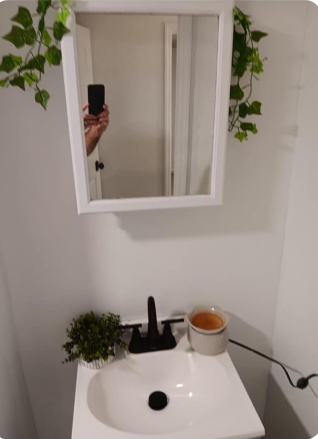 bathroom featuring a sink