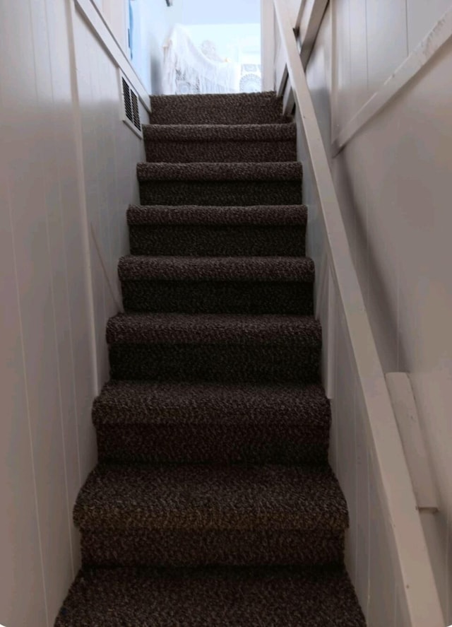 view of stairs