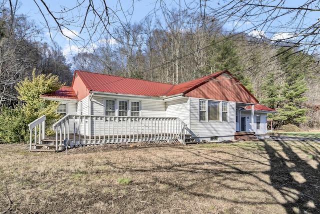 view of rear view of house