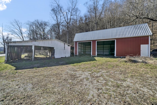 view of outbuilding