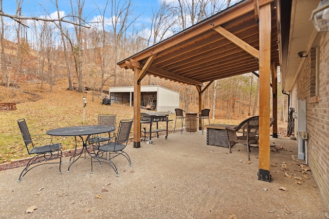 view of patio