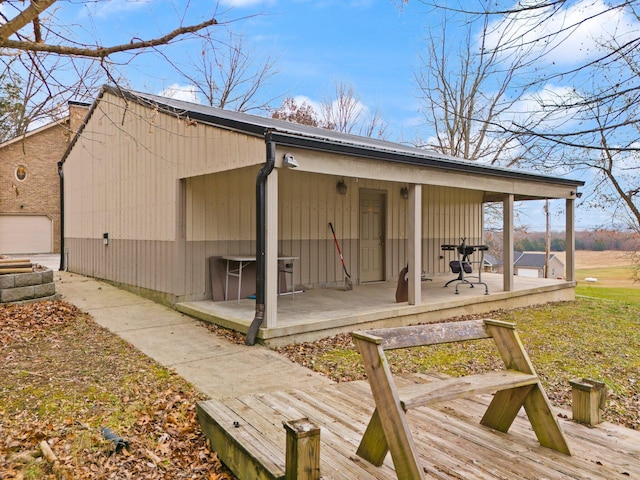 view of rear view of house