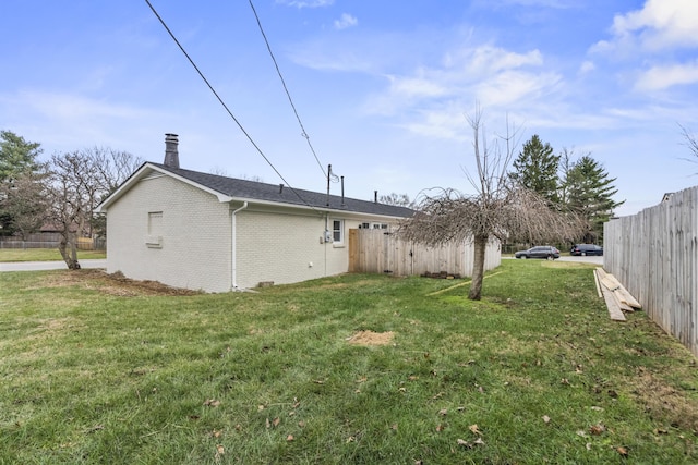 exterior space with a lawn