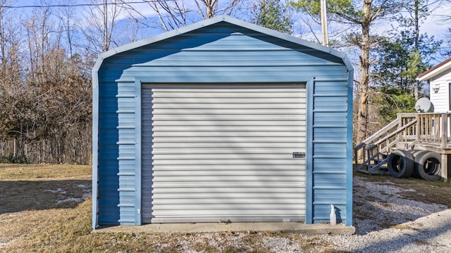 view of outbuilding