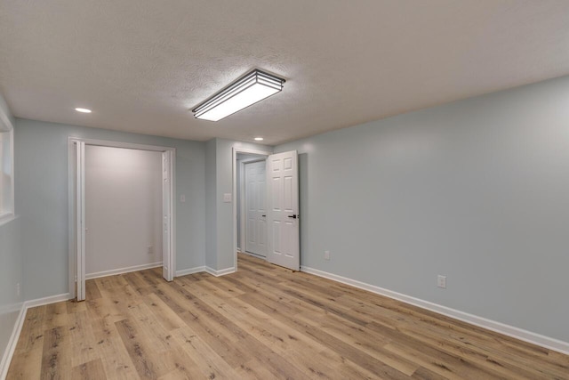 interior space featuring light hardwood / wood-style floors