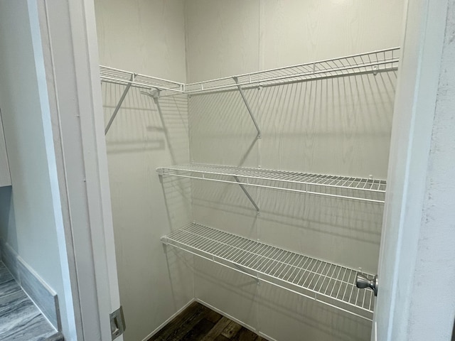 view of pantry