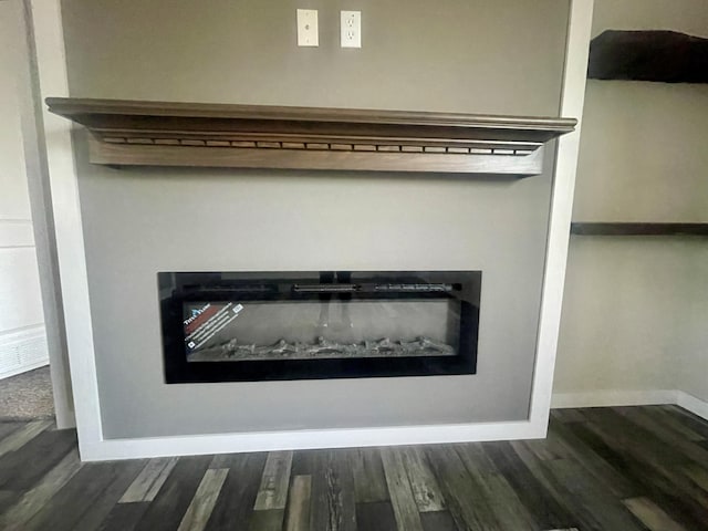 room details with wood-type flooring