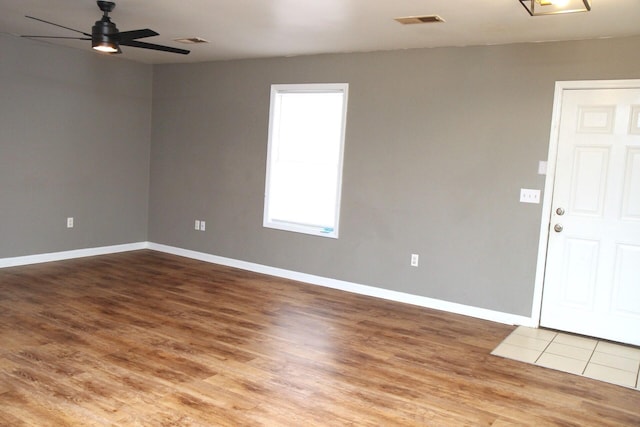 1024 Brooklyn Blvd Unit 1-4, Berea, KY 40403 - spare room with a ceiling fan and wood finished floors