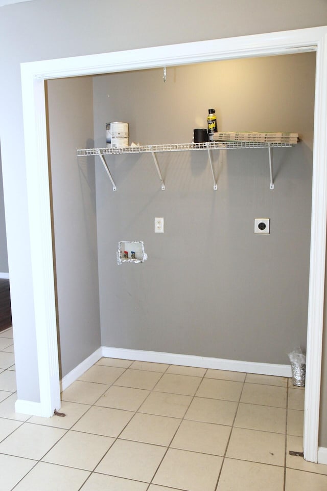 1024 Brooklyn Blvd Unit 1-4, Berea, KY 40403 - laundry area with hookup for an electric dryer, hookup for a washing machine, and light tile patterned floors