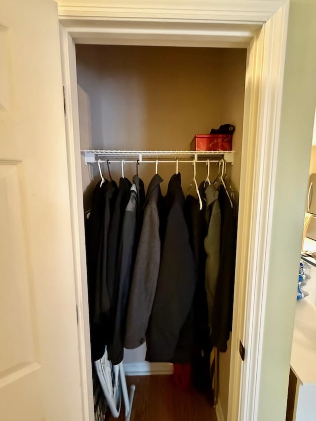 view of closet