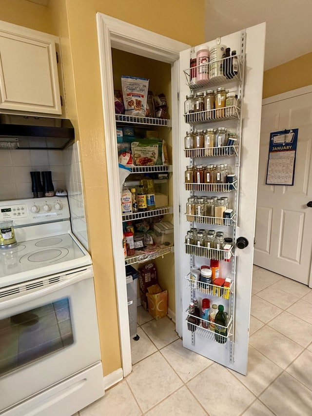 view of pantry