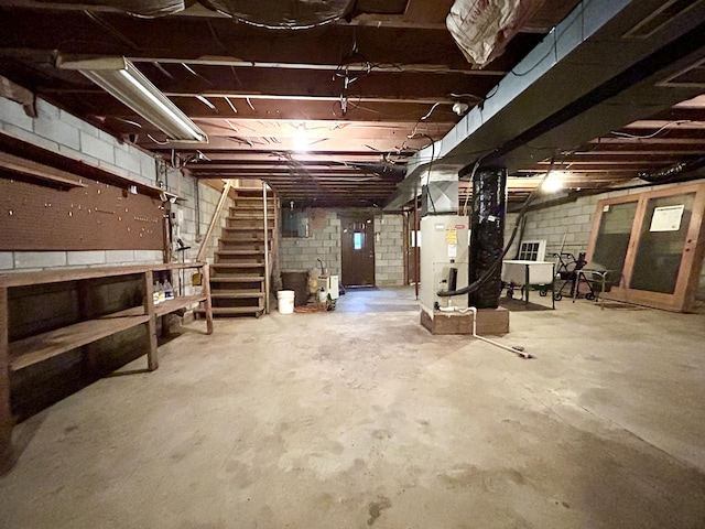 view of basement