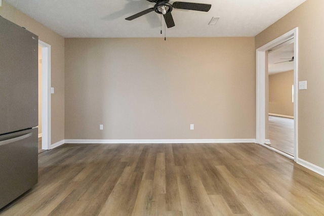 interior space with hardwood / wood-style flooring