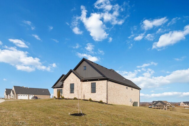 view of front of house with a garage and french doors