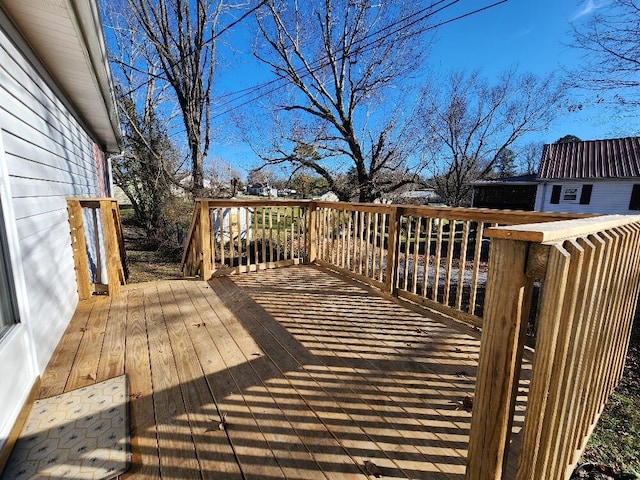 view of deck