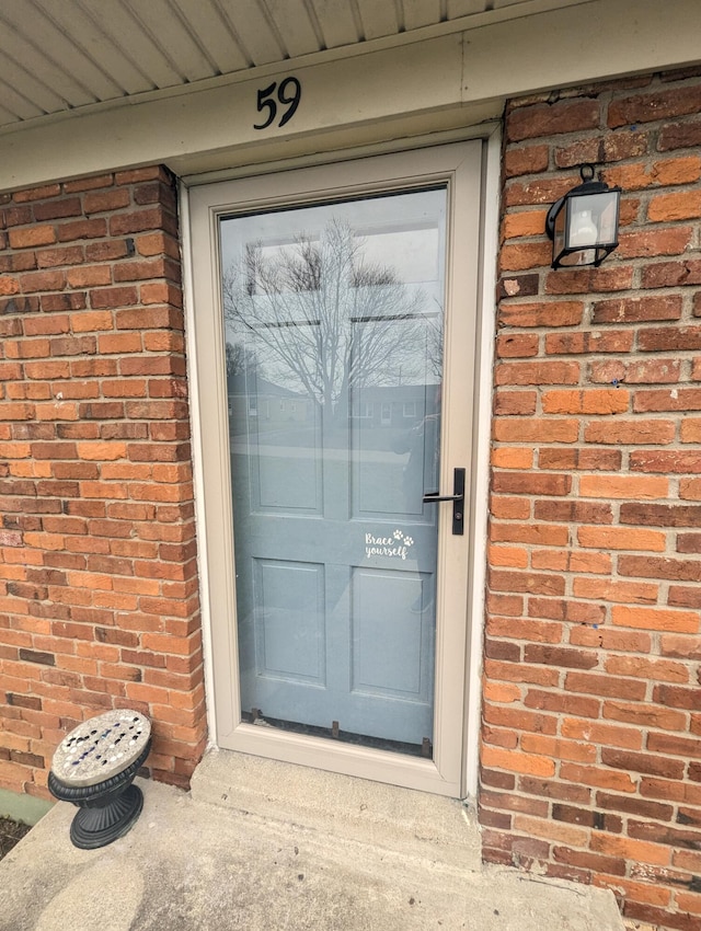 view of entrance to property