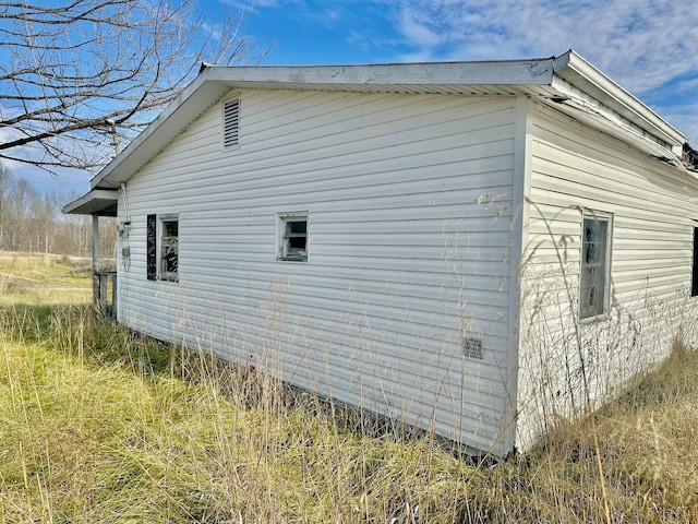 view of side of home