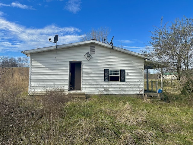 view of rear view of house