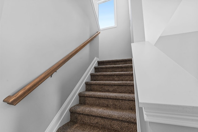view of staircase