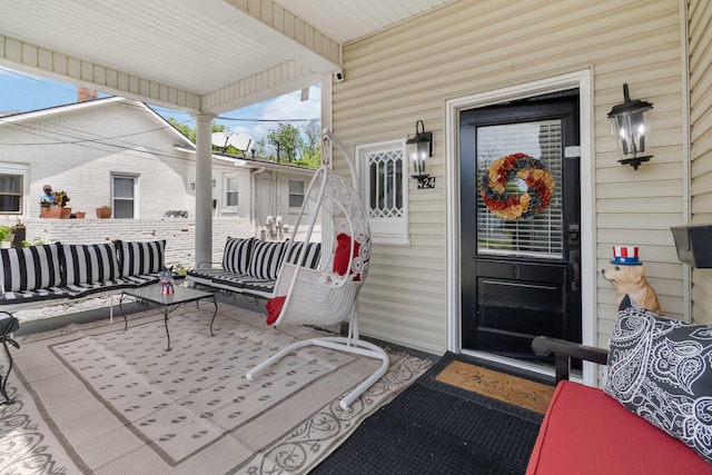 424 S 4th St, Danville, KY 40422 - view of patio / terrace featuring covered porch