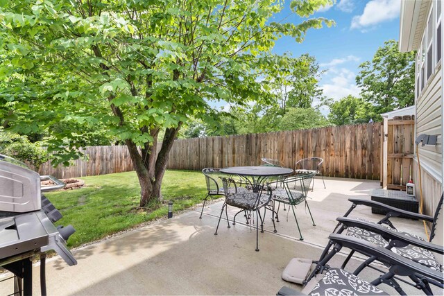 424 S 4th St, Danville, KY 40422 - view of patio / terrace featuring outdoor dining space