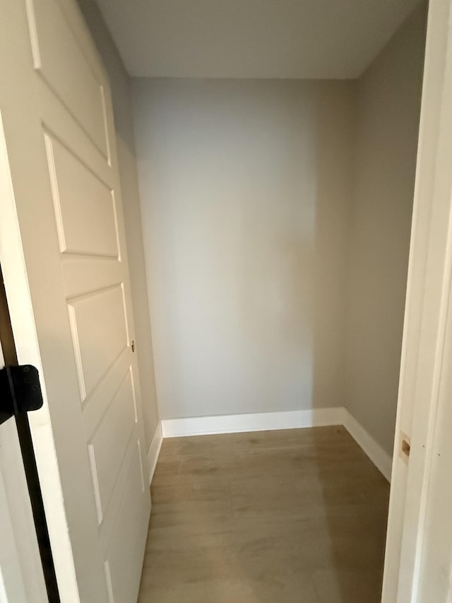 interior space featuring dark hardwood / wood-style flooring