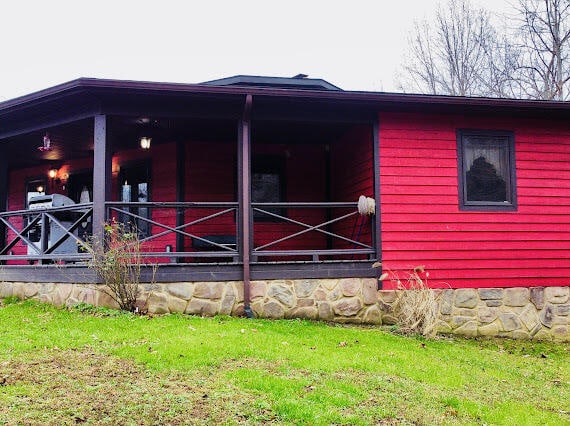 view of home's exterior featuring a yard