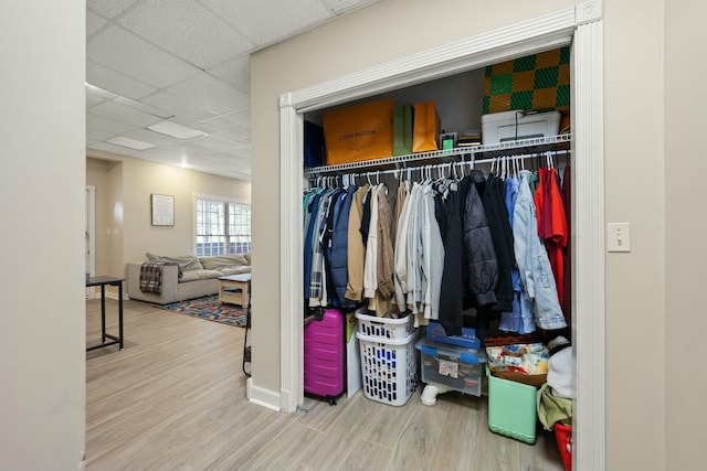 view of closet