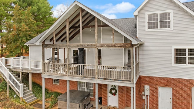 view of rear view of house