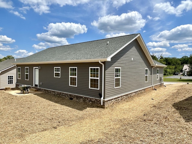 view of rear view of property