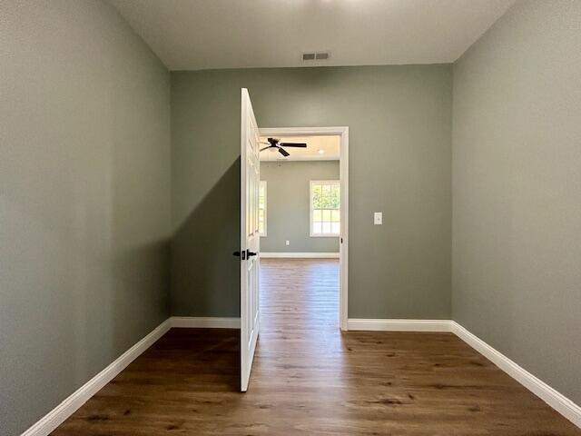 interior space featuring hardwood / wood-style floors