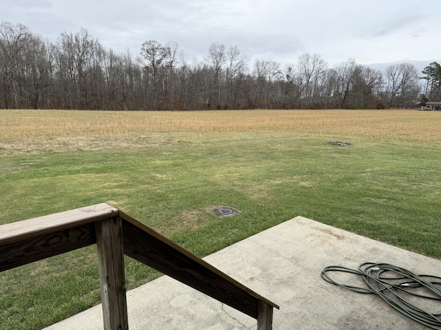 view of yard with a patio