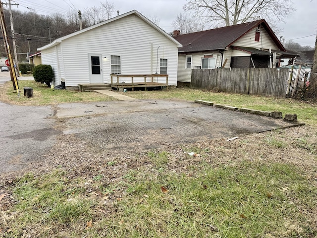 view of back of house