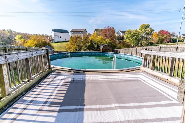 view of pool