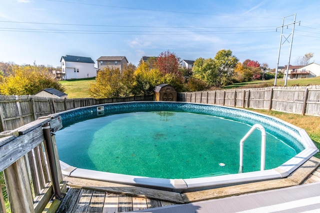 view of pool