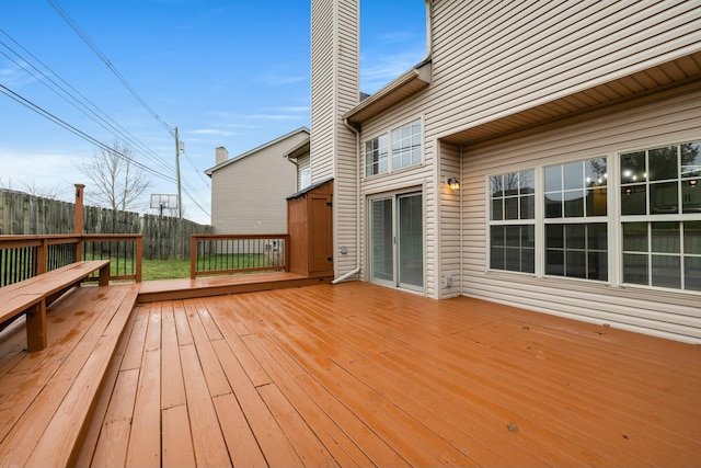 view of deck