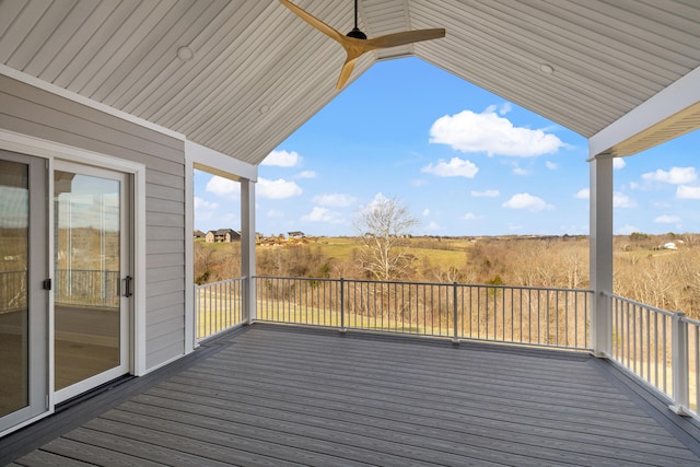 view of deck