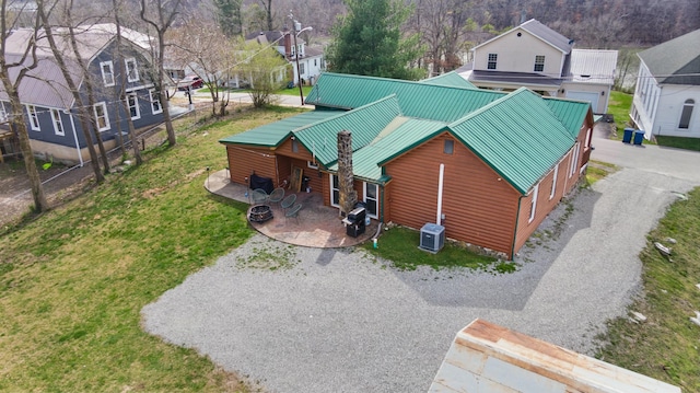 bird's eye view featuring a residential view