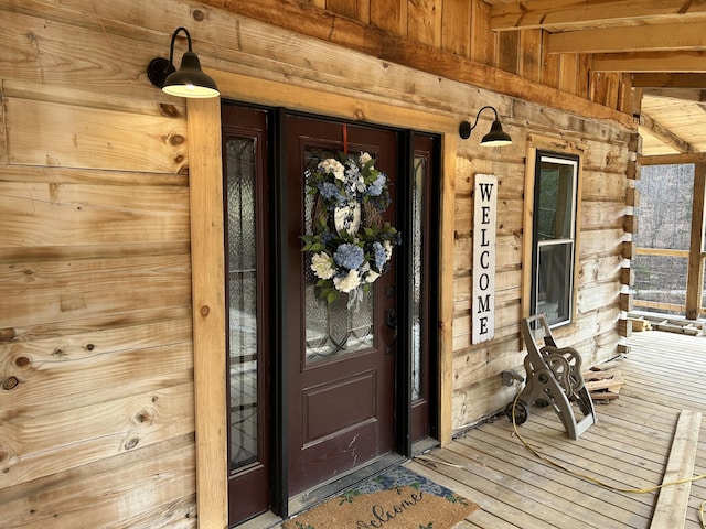 view of entrance to property