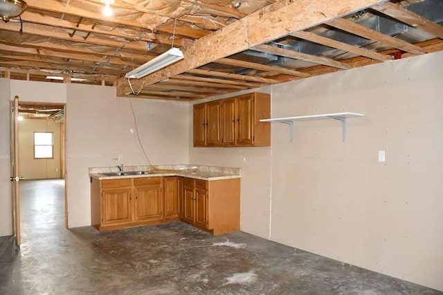 kitchen featuring sink