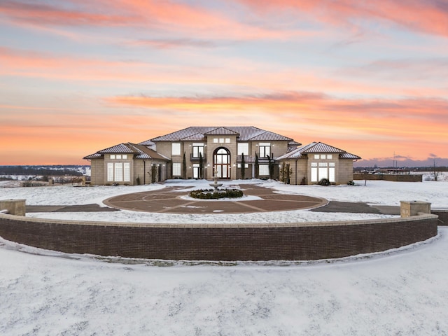 view of front of home