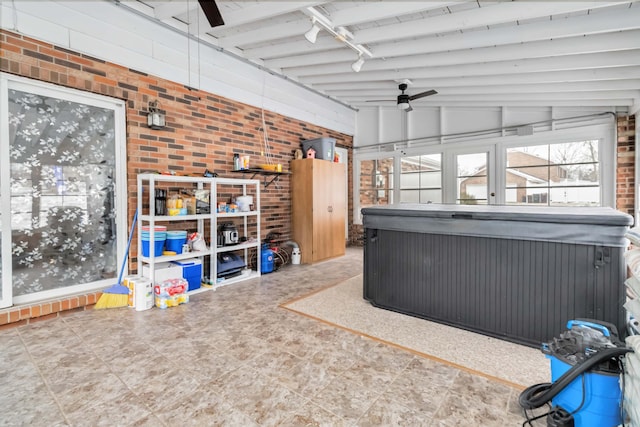 rec room with dark wood-type flooring and a textured ceiling