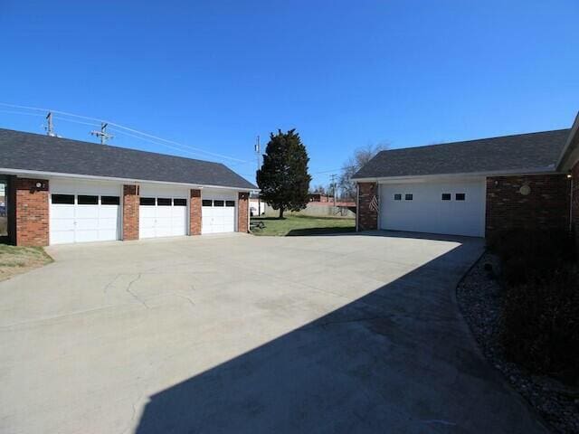 view of home's exterior featuring a garage