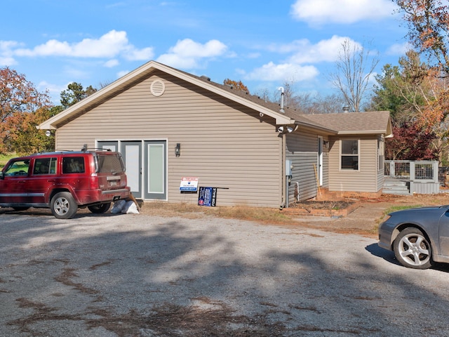 view of side of property